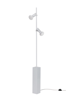 Set Stehleuchte, hellgrau
