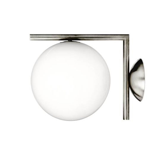 IC Light C/W2 Wand-/Deckenleuchte, Chrom