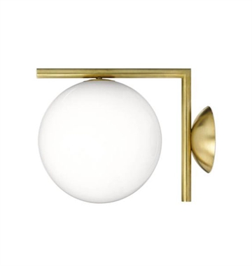 IC Light C/W2 Wand-/Deckenleuchte, Messing