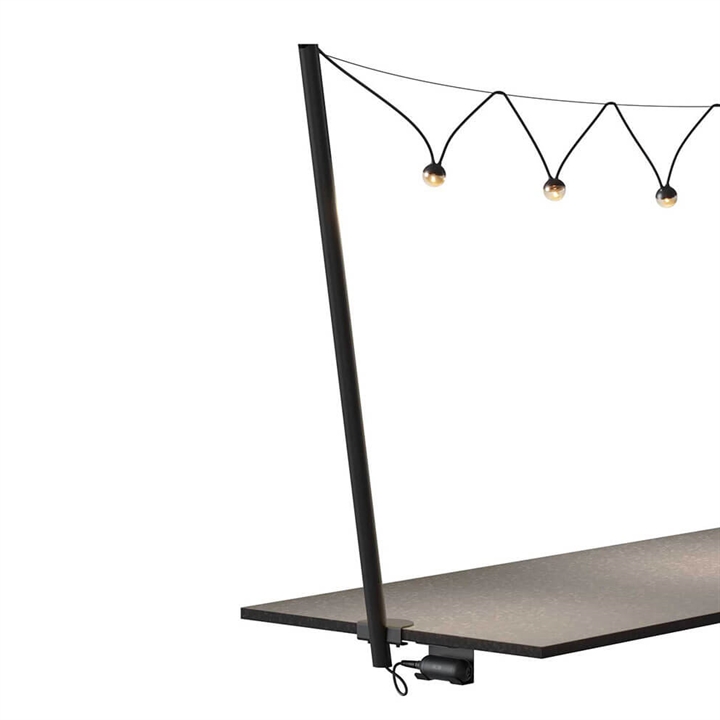 Cherry Bubbls Canes für Lichterkette, schwarz