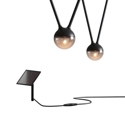 Cherry Bubbls Solar Lichterkette, schwarz