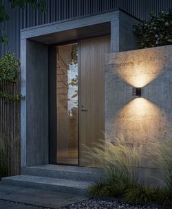 Eye Control Außenwandleuchte m/Sensor, anthrazit