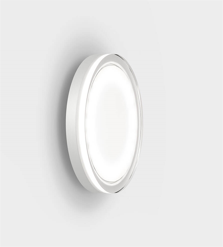 Lisc Außenwandleuchte / Deckenleuchte, pure white