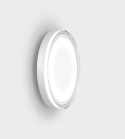 Lisc Außenwandleuchte / Deckenleuchte, pure white