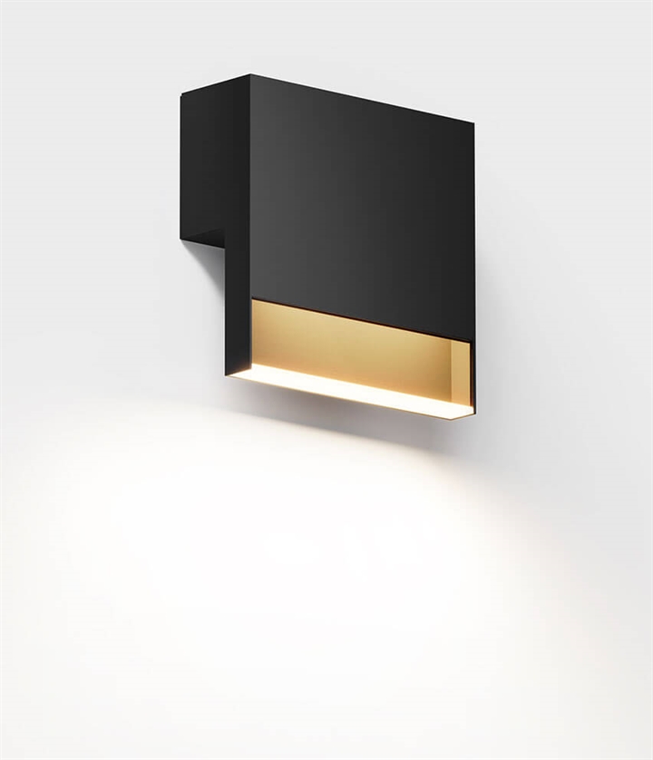 Li.2 Außenwandleuchte, deep black