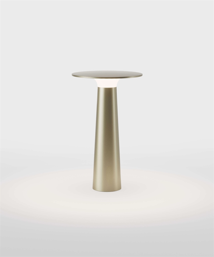 Lix Akku-/Tischleuchte, true gold