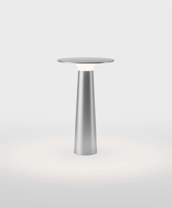 Lix Akku-/Tischleuchte, frozen silver