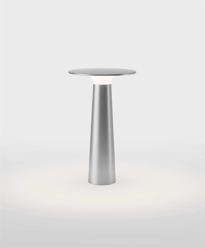 Lix Akku-/Tischleuchte, frozen silver