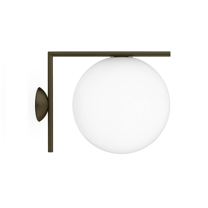 IC Light C/W2 Außenwandleuchte/Deckenleuchte, braun