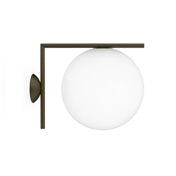 IC Light C/W2 Außenwandleuchte/Deckenleuchte, braun