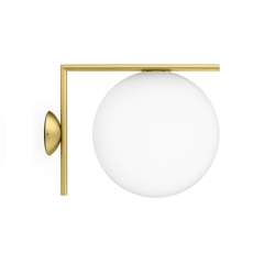 IC Light C/W2 Außenwandleuchte/Deckenleuchte, Messing