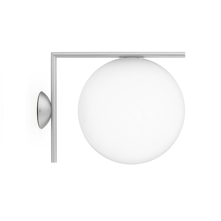 IC Light C/W2 Außenwandleuchte/Deckenleuchte, gebürsteter Edelstahl