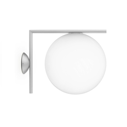 IC Light C/W2 Außenwandleuchte/Deckenleuchte, gebürsteter Edelstahl