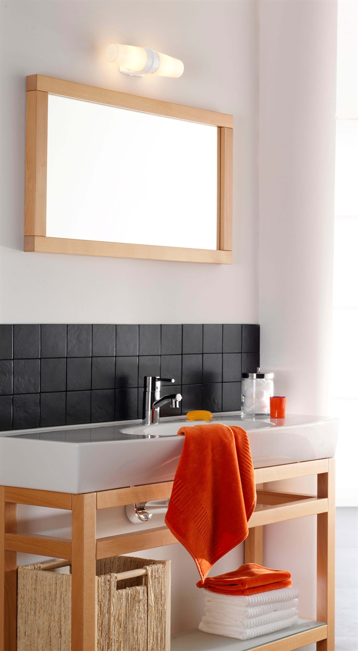 Bernadotte Doppel-Wandleuchte, weiß