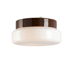 Classic Sauna Deckenleuchte / Wandleuchte, braun