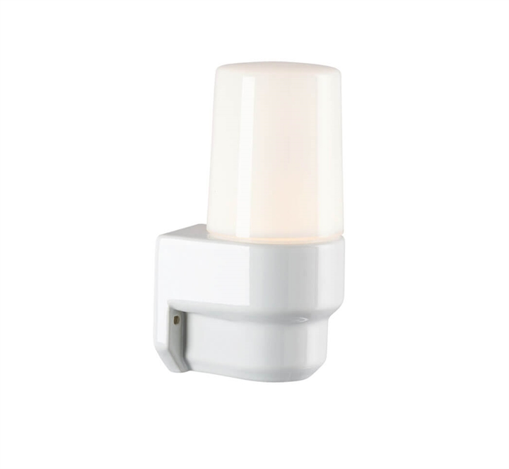 Classic Sauna Wandleuchte, weiß