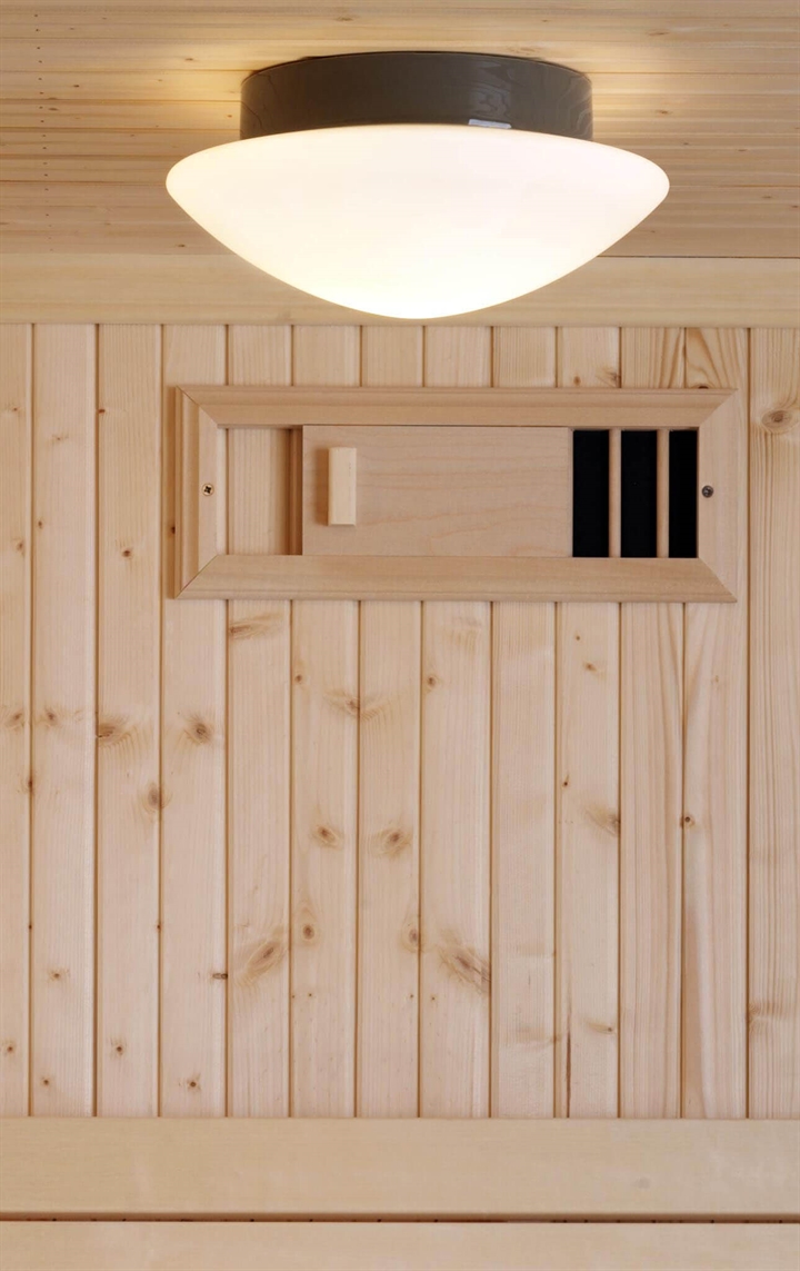 Contrast Solhem Sauna Deckenleuchte/Wandleuchte, grau