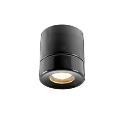 Light On Downlight Deckenleuchte IP44, schwarz