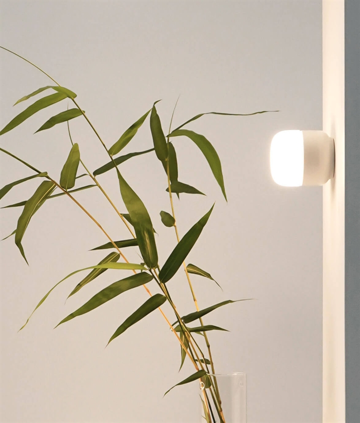 Ohm 100/110 Deckenleuchte / Wandleuchte, weiß/matt opal