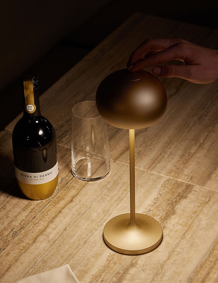 Clan Mini Akku-Lampe, champagner