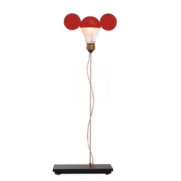 I Ricchi Poveri Toto Tischlampe, rot