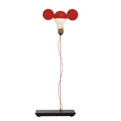 I Ricchi Poveri Toto Tischlampe, rot