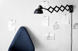 Kaiser Idell 6718-W Wandleuchte, matt schwarz