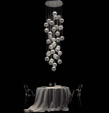 Kelly Cluster Pendelleuchte, weiß