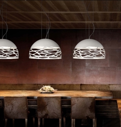 Kelly Large Dome Pendelleuchte, weiß