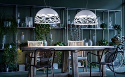 Kelly Large Dome Pendelleuchte, weiß