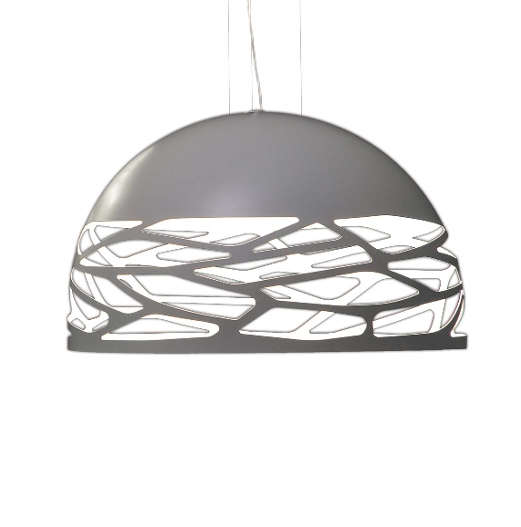 Kelly Medium Dome Pendelleuchte, weiß