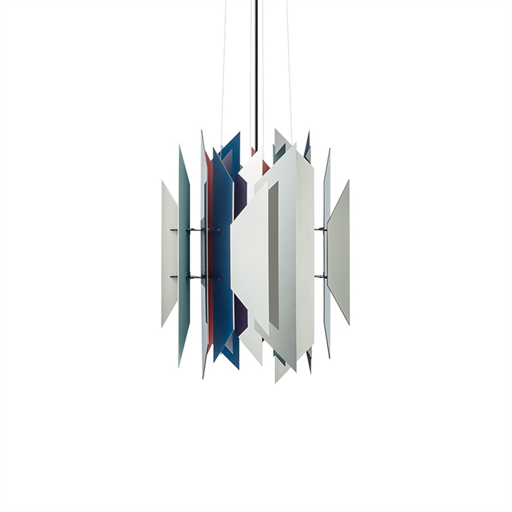 Divan 2 Pendelleuchte 700, Edelstahl