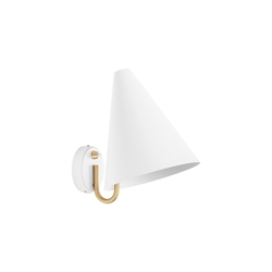 Mosaik Wandleuchte, weiß