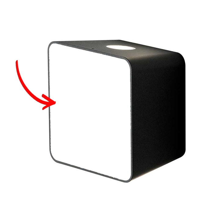 Ersatzteil: Frontplatte für Lab 1/Lab 2 Außenwandleuchte, weiß