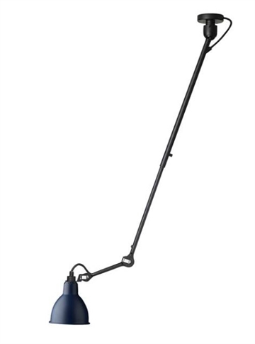 Lampe Gras No 302 Deckenleuchte, schwarz/blau