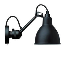 Lampe Gras No 304SW Wandleuchte, schwarz