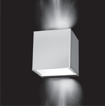 Laser AP9 Wandleuchte, weiß