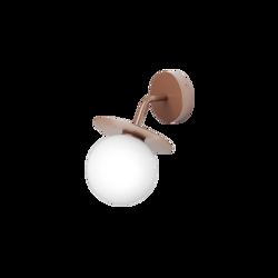 Liila Outdoor Wandleuchte, dunkelbronze/opal