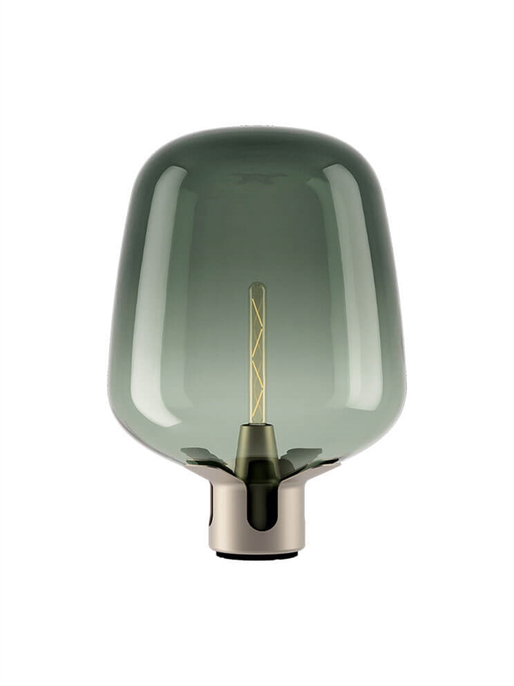 Flar large Tischlampe, pearl/turquoise