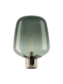 Flar large Tischlampe, pearl/turquoise