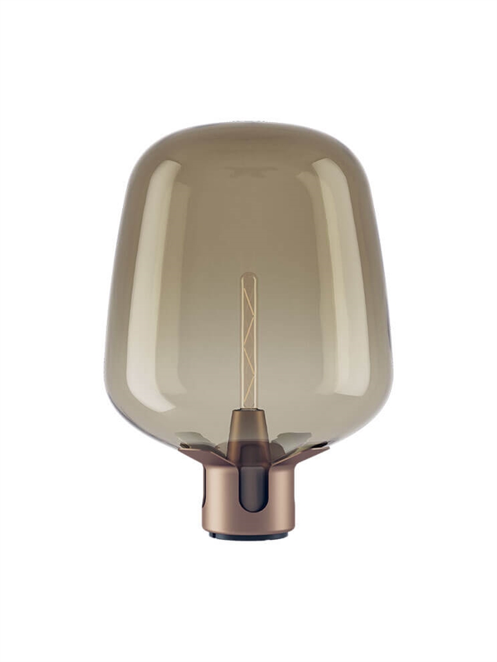 Flar large Tischlampe, terra/honey