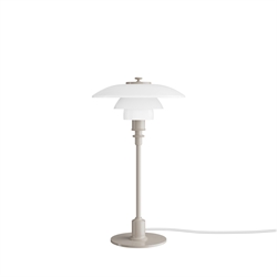 PH 2/1 Tischleuchte, glossy beige