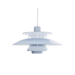 PH 5 Ø320 Opal Pendelleuchte, opal pale blue