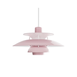 PH 5 Ø320 Opal Pendelleuchte, opal pale rose
