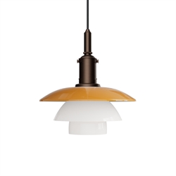 PH 3/3 Pendelleuchte Centenary Edition, amber/opal