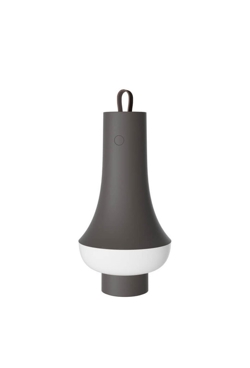 Tomoshi Portable Tischleuchte / Batterielampe, dunkelbraun