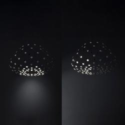 Mesh Pendelleuchte wireless Ø80 / 1 m Kabel, schwarz