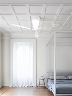Blow Deckenleuchte mit Ventilator Base, opal
