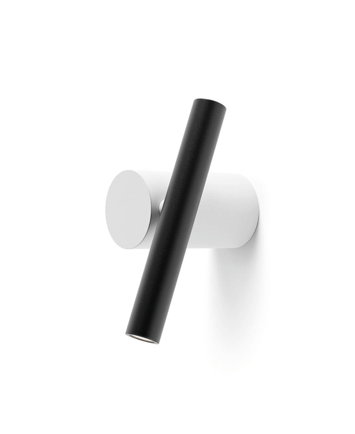 Doi Wand-/Deckenleuchte, weiß/schwarz