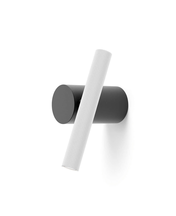 Doi Wand-/Deckenleuchte, schwarz/weiß